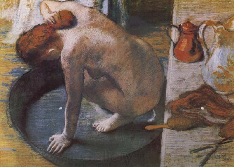 Edgar Degas Morning bath Norge oil painting art